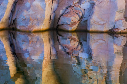 Picture of UTAH, GLEN CANYON ABSTRACT REFLECTION SANDSTONE