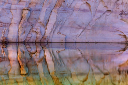 Picture of UTAH, GLEN CANYON ABSTRACT REFLECTION SANDSTONE