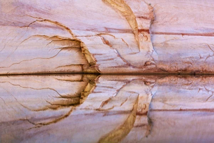 Picture of UTAH, GLEN CANYON ABSTRACT REFLECTION SANDSTONE