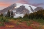 Picture of WASHINGTON SUNSET OVER MOUNT RAINIER AND VALLEY