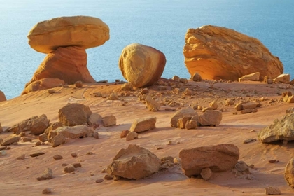 Picture of ARIZONA, LAKE POWELL, PADRE BAY ROCK FORMATIONS