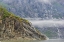 Picture of ALASKA, GLACIER BAY WATERFALL ON MOUNTAIN SLOPE
