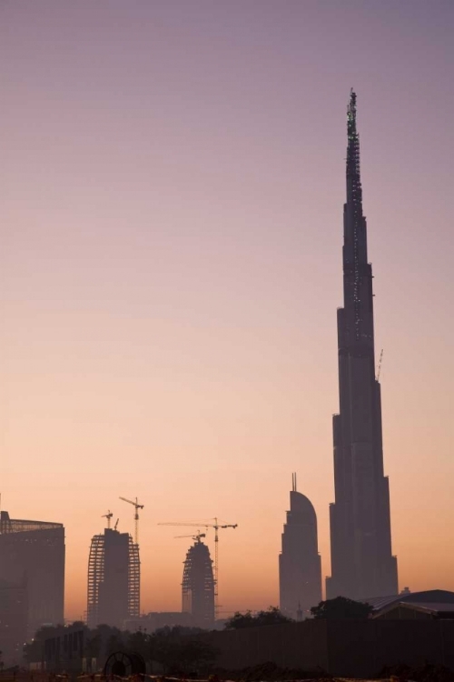 Picture of UAE, DUBAI CITYSCAPE AT SUNRISE