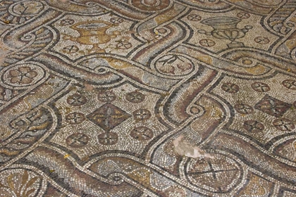 Picture of GREECE, ATHENS ORNATE MOSAIC FLOOR
