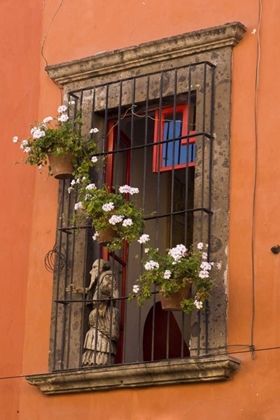 Picture of MEXICO FLOWER POTS DECORATE WINDOW