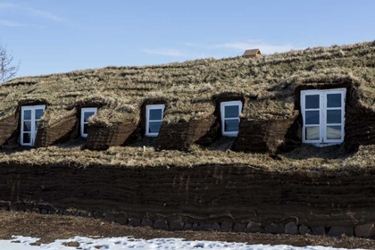 Picture of ICELAND, GLUMBAER HOME MADE OUT OF SOD