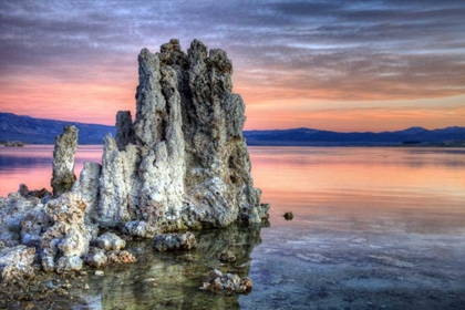 Picture of CALIFORNIA, MONO LAKE SUNRISE ON TUFA FORMATIONS