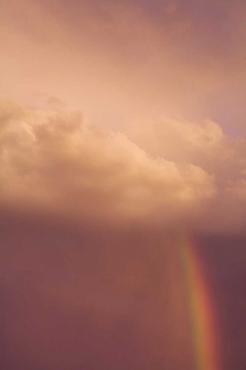 Picture of ME, HARPSWELL RAINBOW THROUGH A STORMY SKY