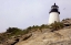 Picture of ME, PEMAQUID LIGHTHOUSE OVERLOOKS COASTLINE