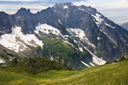 Picture of WASHINGTON , CASCADE PASS MOUNTAIN LANDSCAPE