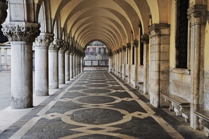Picture of ITALY, VENICE  WALKWAY AT THE DOGES PALACE