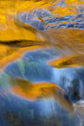 Picture of NY, ADIRONDACKS FLOWING WATER ON RAQUETTE LAKE