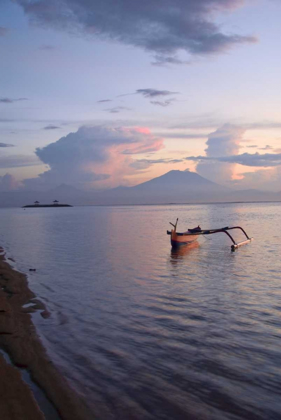 Picture of INDONESIA, BALI SUNRISE OVER SANUR BEACH