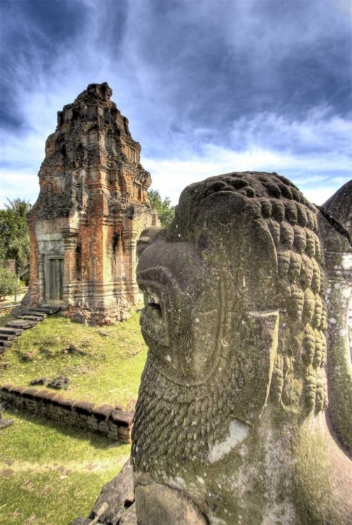 Picture of CAMBODIA, ANGKOR WAT VIEW OF BAKONG TEMPLE