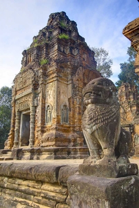 Picture of CAMBODIA, ANGKOR WAT PREAH KO TEMPLE RUINS