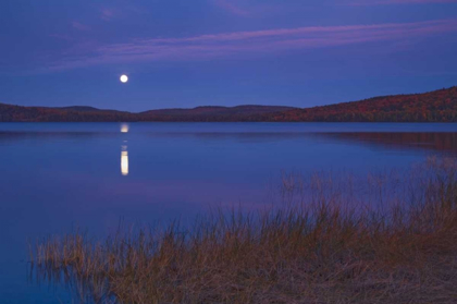 Picture of CANADA, ONTARIO MOONRISE ON LAKE OF TWO RIVERS