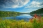 Picture of CANADA, ALGONQUIN PP LANDSCAPE OF COSTELLO LAKE