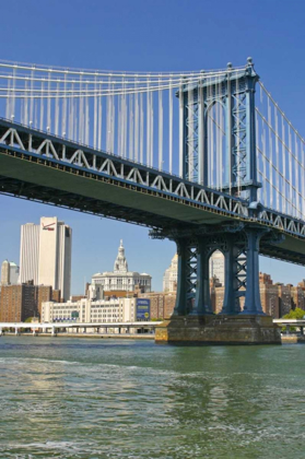 Picture of NY, NEW YORK CITY MANHATTAN BRIDGE AND MANHATTAN