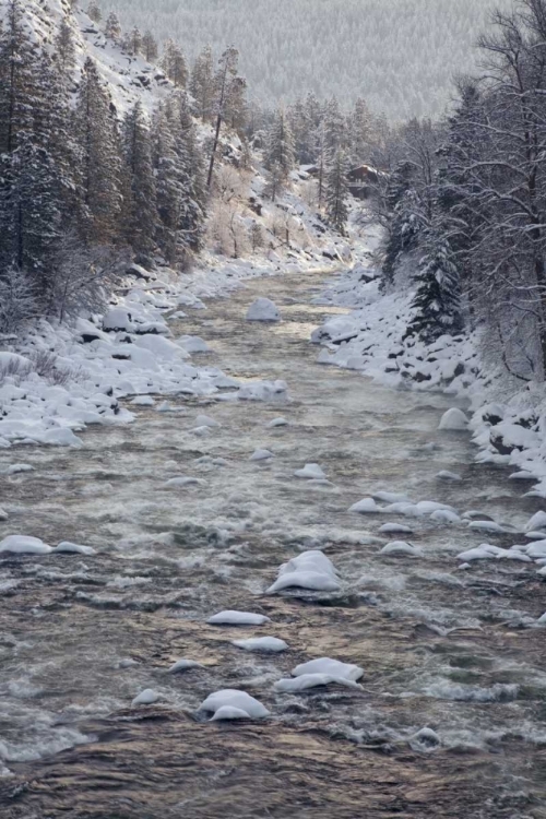 Picture of WA, LEAVENWORTH TEES LINE WENATCHEE RIVER