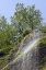 Picture of OR, COLUMBIA GORGE WATERFALL FLOWING FROM CLIFF