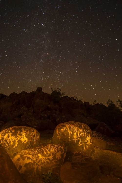 Picture of ARIZONA, PAINTED ROCKS ROCKS WITH PETROGLYPHS