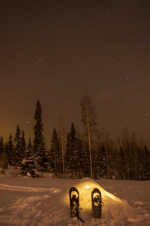 Picture of AK A QUINZEE SNOW SHELTER UNDER THE NIGHT SKY