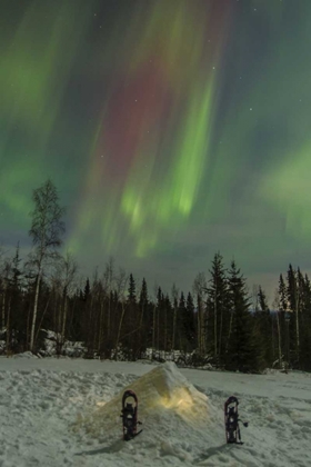 Picture of AK A QUINZEE SNOW SHELTER AND AURORA BOREALIS