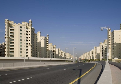 Picture of UAE, DUBAI ROAD INTO THE PALM JUMEIRAH