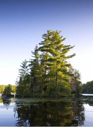 Picture of CANADA, QUEBEC ISLAND ON LAKE LONG POND