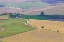 Picture of ITALY, TUSCANY, PIENZA TUSCAN LANDSCAPE