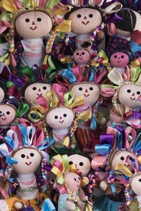 Picture of MEXICO, GUANAJUATO CLOSE-UP OF DOLLS FOR SALE