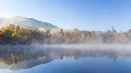 Picture of TENNESSEE MORNING FOG ON INDIAN BOUNDARY LAKE