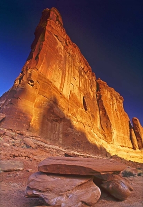 Picture of UT, ARCHES NP TOWER OF BABEL ROCK FORMATION