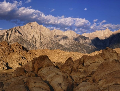 Picture of CA, LONE PINE LONE PINE PEAK AND MT WHITNEY
