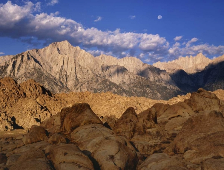 Picture of CA, LONE PINE LONE PINE PEAK AND MT WHITNEY