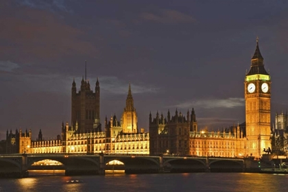 Picture of GREAT BRITAIN, LONDON BIG BEN AND PARLIAMENT,