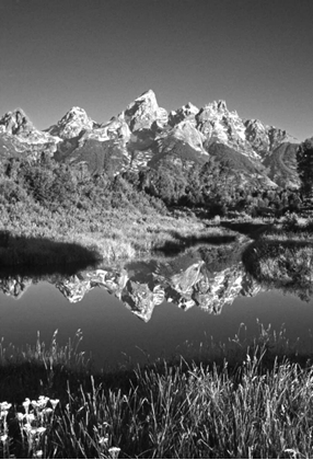 Picture of USA, WYOMING, GRAND TETON NP MOUNTAIN SUNRISE