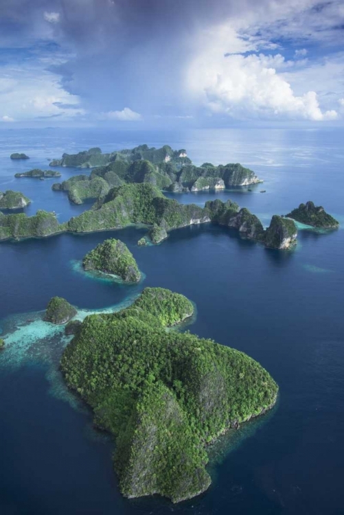 Picture of INDONESIA, WEST PAPUA AERIAL OF RAJA AMPAT