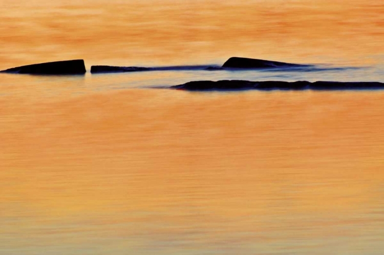 Picture of CANADA, ONTARIO SHOALS AT SUNSET ON GEORGIAN BAY