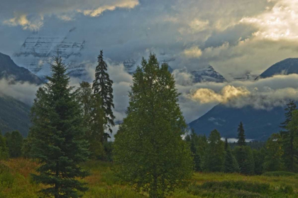 Picture of CANADA, BC, MT ROBSON PP CLOUDS OVER MOUNTAINS