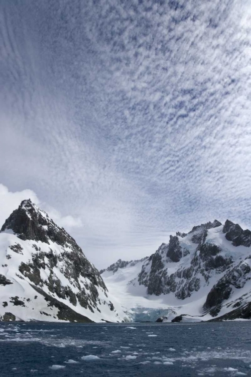 Picture of SOUTH GEORGIA ISLAND DRYGLASKI FJORD AND CLOUDS