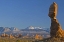 Picture of UT, ARCHES NP BALANCED ROCK WITH LA SAL MOTS 