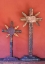 Picture of MEXICO TWO WOODEN CROSSES AGAINST RED WALL