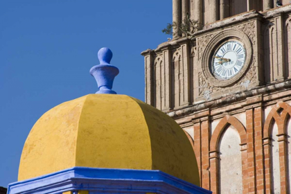 Picture of MEXICO YELLOW DOME OF CHURCH OF SAN RAFAEL