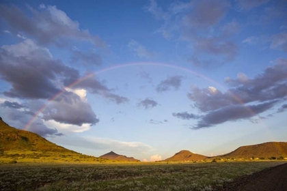 Picture of AFRICA, NAMIBIA LANDSCAPE WITH FULL RAINBOW