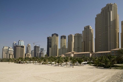 Picture of UAE, DUBAI, MARINA JUMEIRAH BEACH BUILDINGS