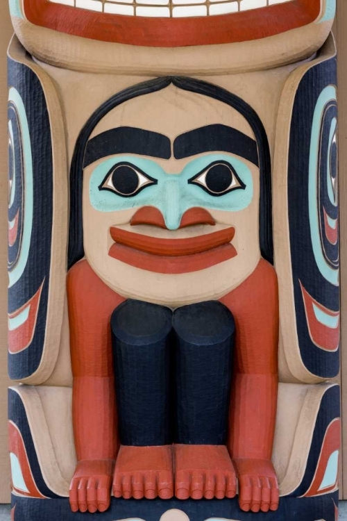 Picture of USA, WASHINGTON STATE, JAMESTOWN TOTEM ART PR