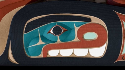 Picture of USA, WASHINGTON STATE, JAMESTOWN TOTEM ART PR