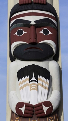 Picture of USA, WASHINGTON STATE, JAMESTOWN TOTEM ART PR