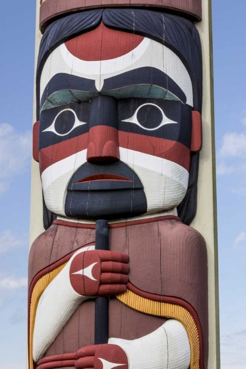 Picture of USA, WASHINGTON STATE, JAMESTOWN TOTEM ART PR